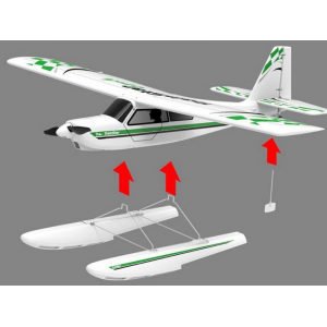 Радиоуправляемый самолет Volantex RC TrainStar Epoch, 1100мм, 4-ch, RTF with Gyro, 2.4Ghz